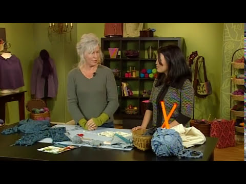 Make Yarn from Recycled Clothing - Knitting Daily TV Episode 409