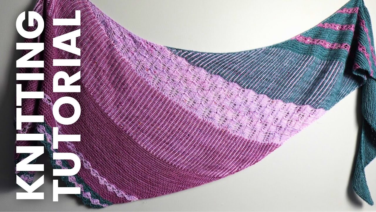 Knit the Blossoming Gardens Shawl [FULL TUTORIAL!]