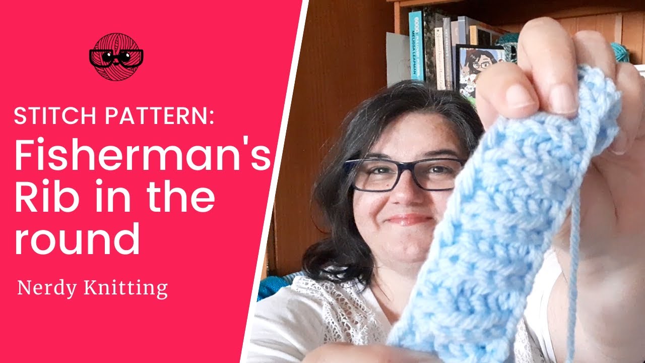 How to Knit Fishermans Rib Knit in the Round