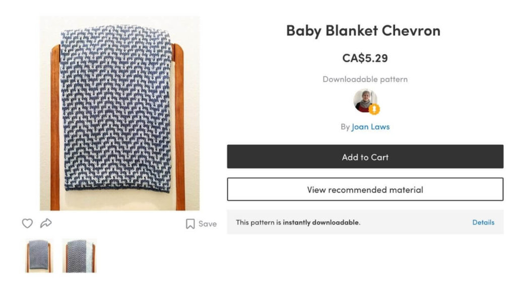 15 Pretty Chevron Blanket Knitting Patterns TONIA KNITS