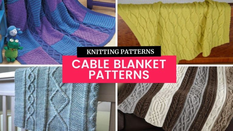 25 Beautiful Cable Blanket Knitting Patterns – TONIA KNITS