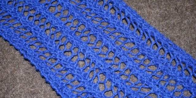 How to Shape Your Knitted Lace