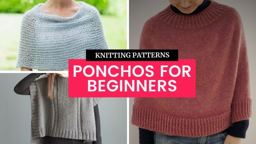 Cable Poncho Knitting Tutorial - Beginner 