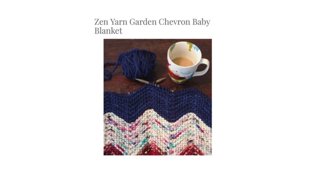 15 Pretty Chevron Blanket Knitting Patterns TONIA KNITS